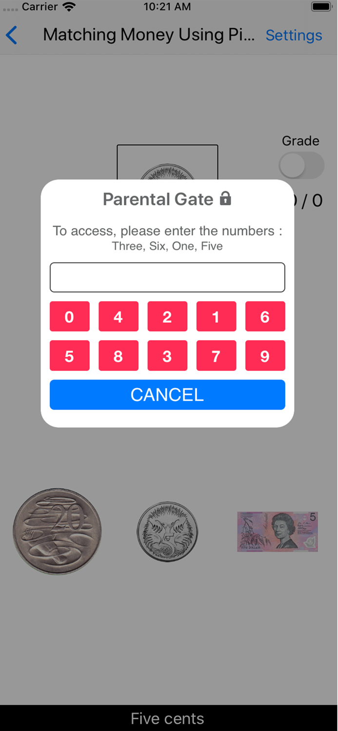Matching Money Using PicsAUD