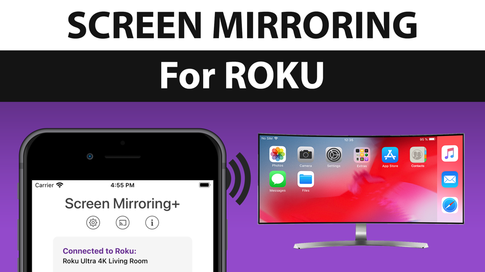 Screen Mirroring + for Roku - 3.0 - (iOS)