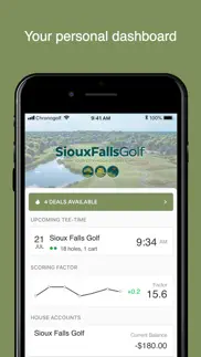sioux falls golf iphone screenshot 2