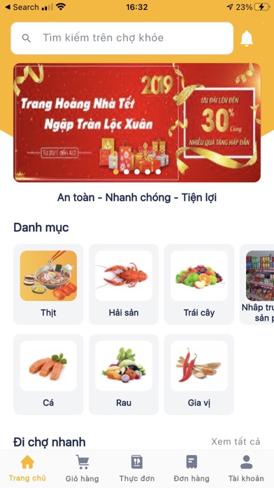 Chợ khoẻ - Đi chợ thời 5G Screenshot