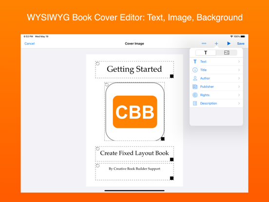 Creative Book Builder iPad app afbeelding 8