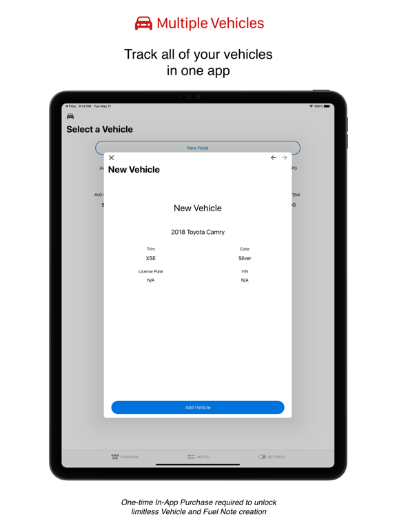 Motor Notes iPad screenshot 3 - Travel app