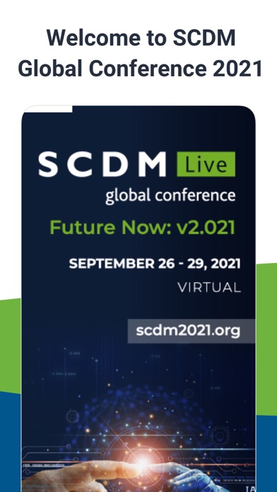 SCDM Global Conference 2021 Screenshot
