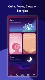 vibe: calm, focus, sleep iphone screenshot 2