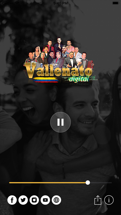 Vallenato Digital Screenshot