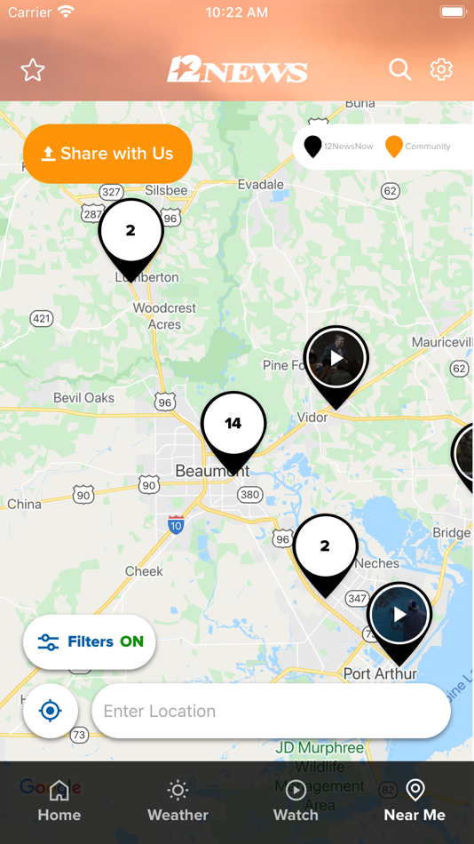 #4. 12News Now - KBMT & KJAC (iOS) 由: Tegna Inc.