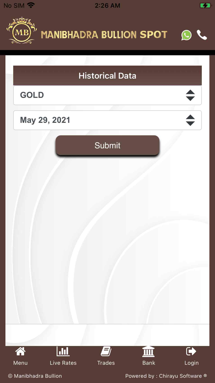Manibhadra Bullion Spot