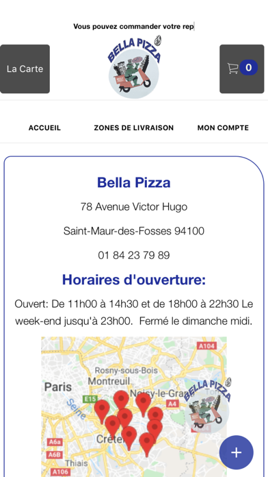 Bella Pizza Saint-Maur Screenshot