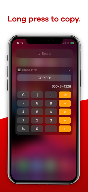 ‎Calculator Widget - WCalc Screenshot