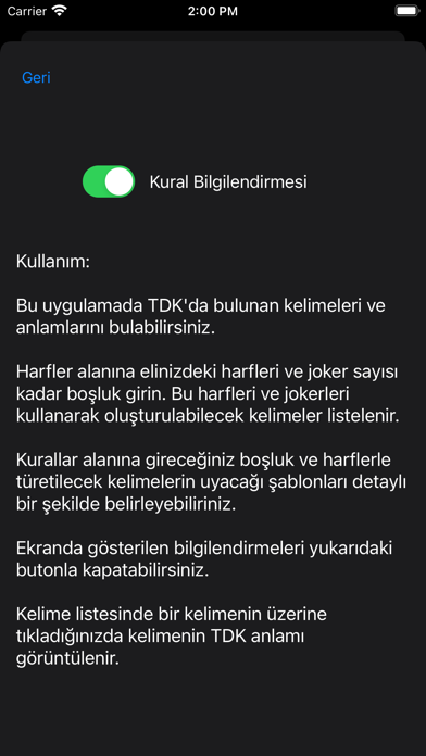Kelime Tüyo - Sözlük Screenshot