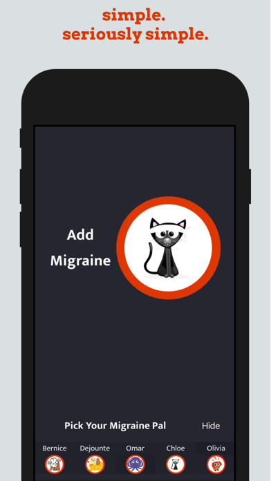 Painless Migraine Tracker Screenshot