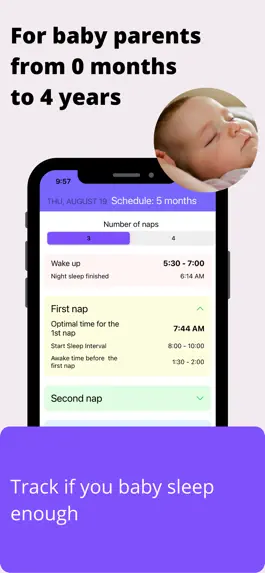 Game screenshot Newborn Sleep Log & Schedule hack