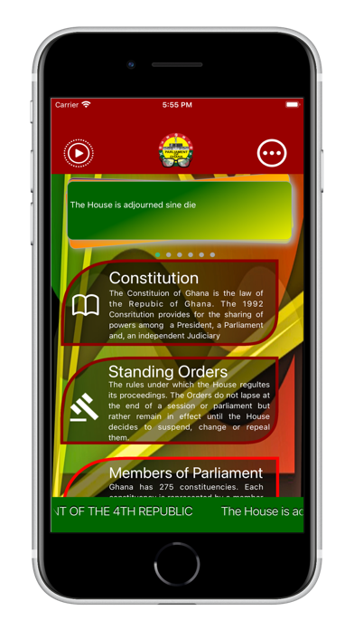 Parliamentary Watch Screenshot