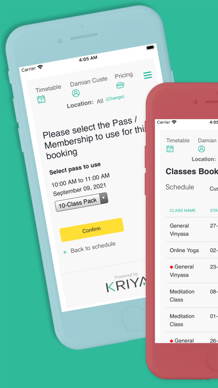 KRIYA Booking App