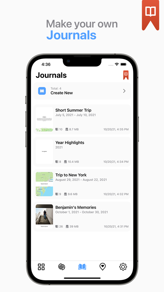 #7. Bon Journal (iOS) Tekijänä: Vladislav Kovalyov