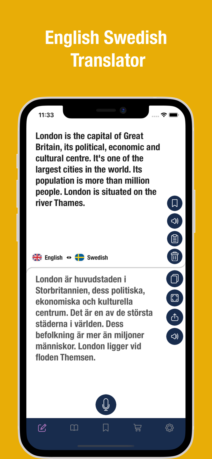 English to Swedish Translator.