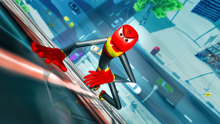 Stickman Spider Rope Hero 3D screenshot-4