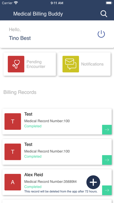 Medical Billing Buddy Screenshot