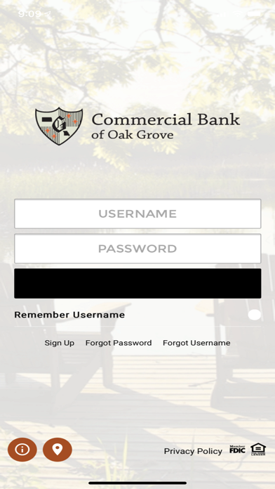 Comm Bank OG Mobile Banking Screenshot
