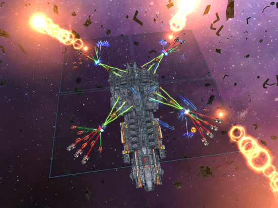 Screenshot #4 pour Space Ships WAR: 3D Battles TD