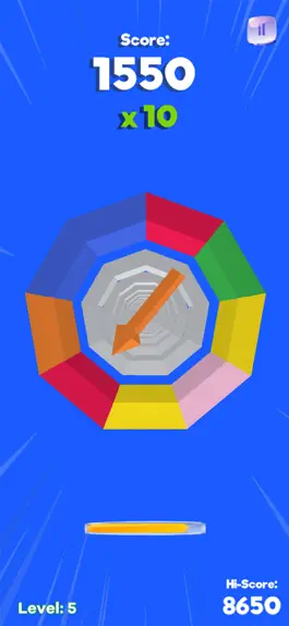 Game screenshot Цветной Туннель 3D apk