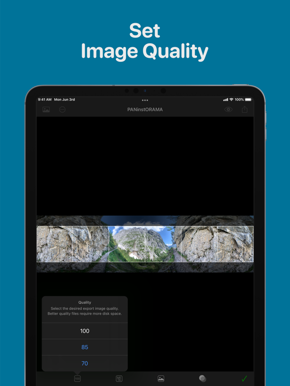 PANinstORAMA iPad screenshot 7 - Photo & Video app