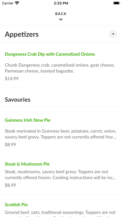 Premier Meat Pies Screenshot