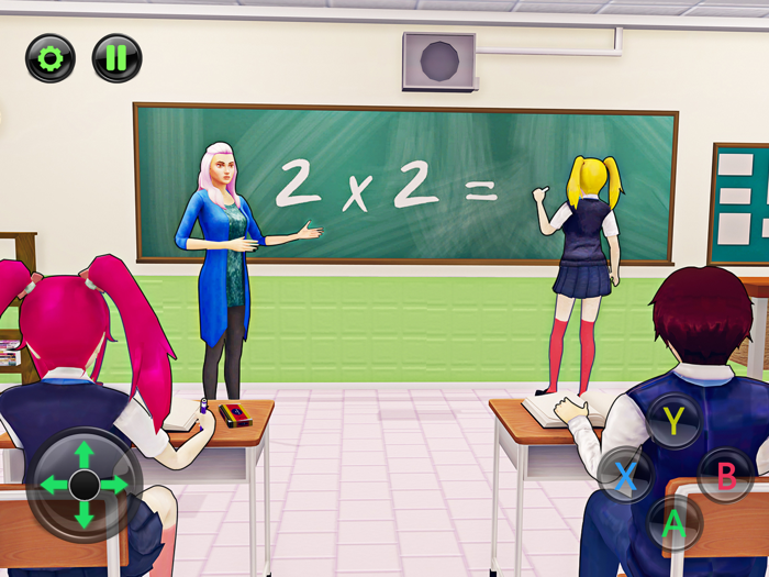 Sakura Anime School Girl Sim