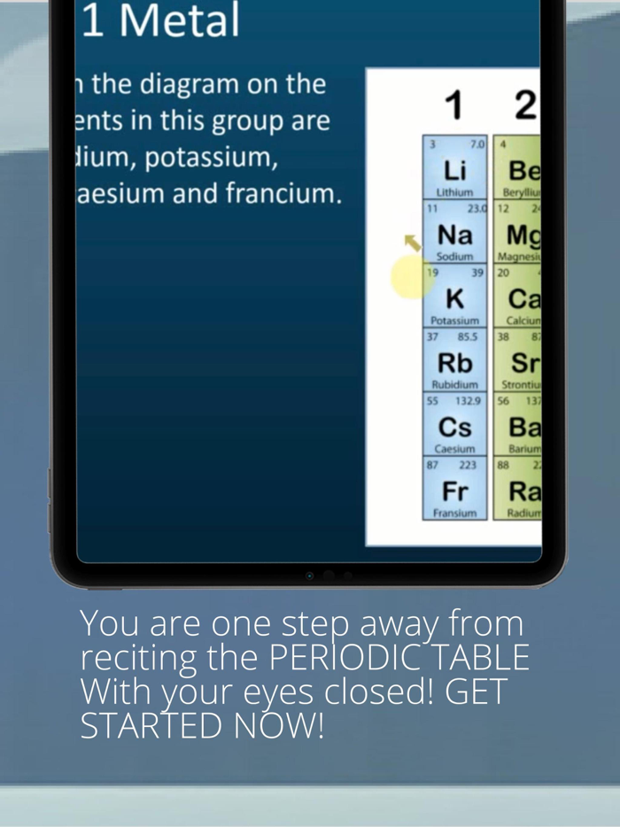 Periodic Table Chemistry Study