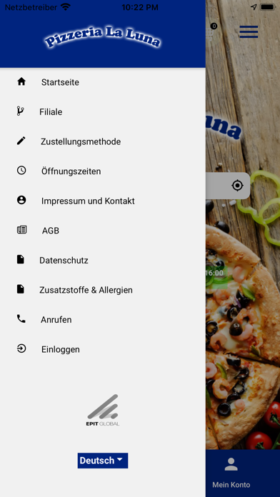 Pizzeria La Luna Screenshot