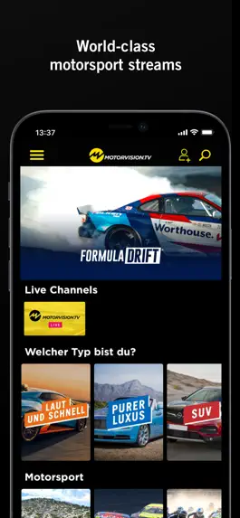 Game screenshot Motorvision.TV –Live Streaming hack