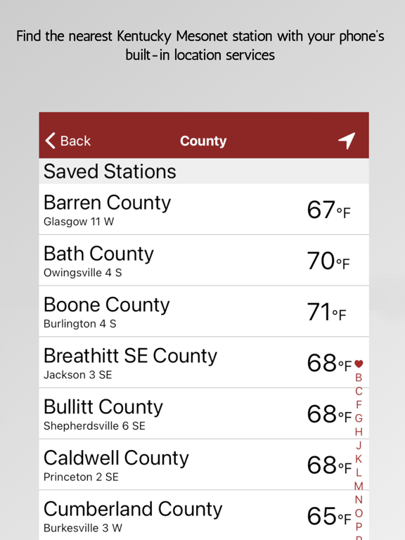 Screenshot #6 pour Kentucky Mesonet