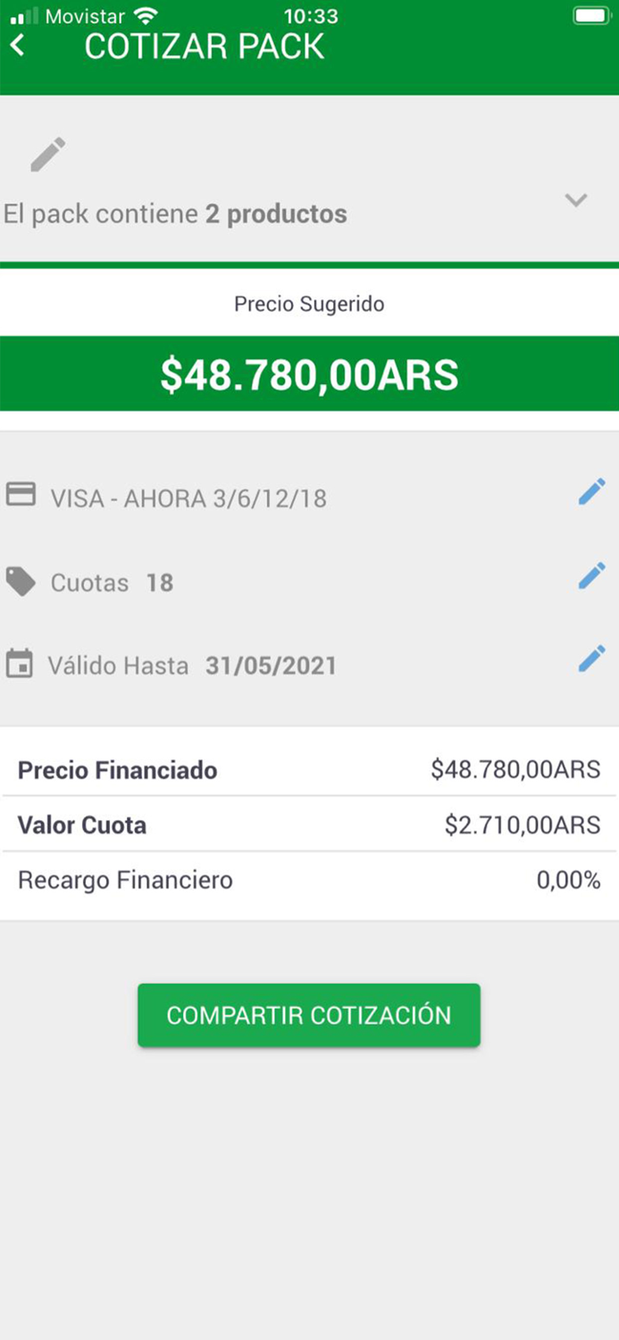 Lista de precios PSA