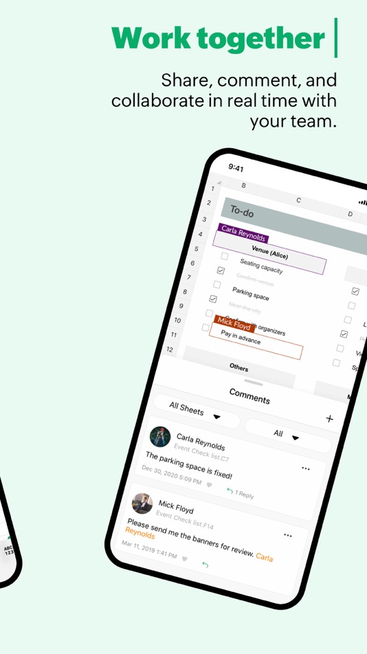 #4. Zoho Sheet: Spreadsheet App (iOS) بواسطة: Zoho Corporation