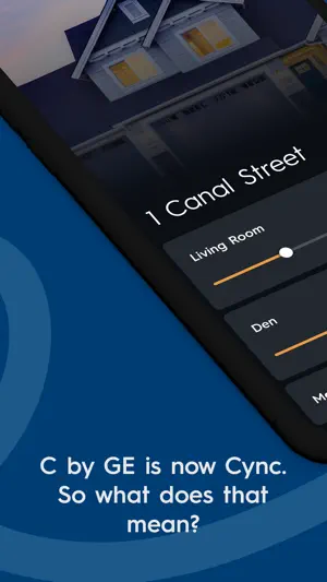 Cync (the new name of C by GE) screenshot 2