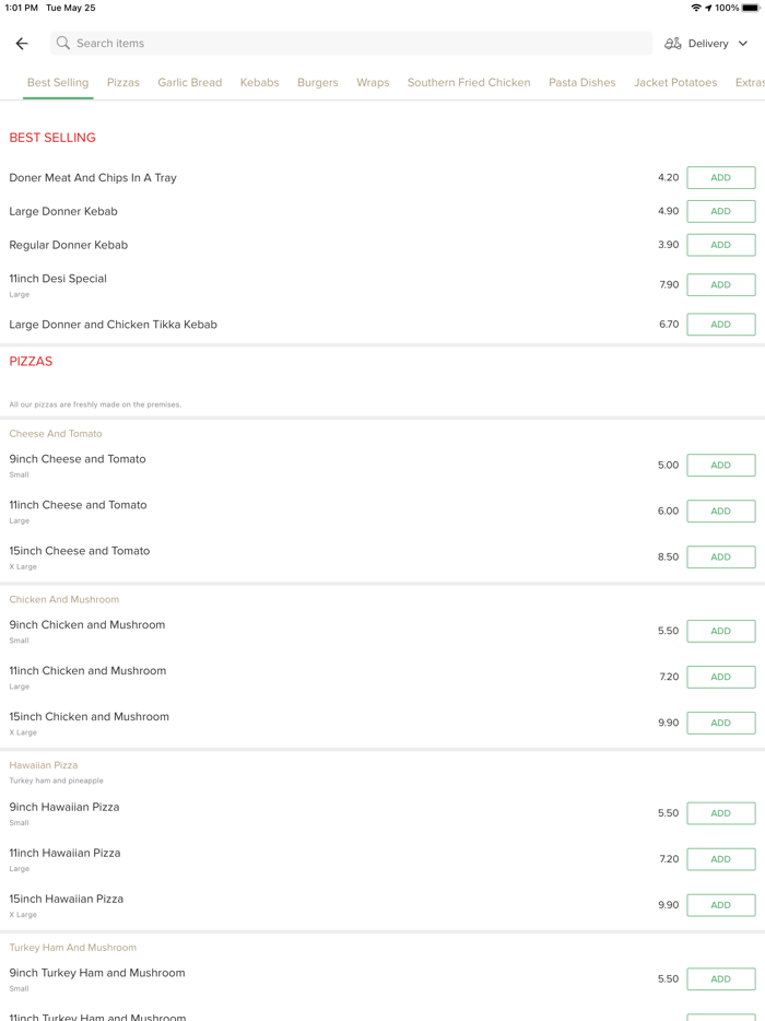 Delizia fast food ltd