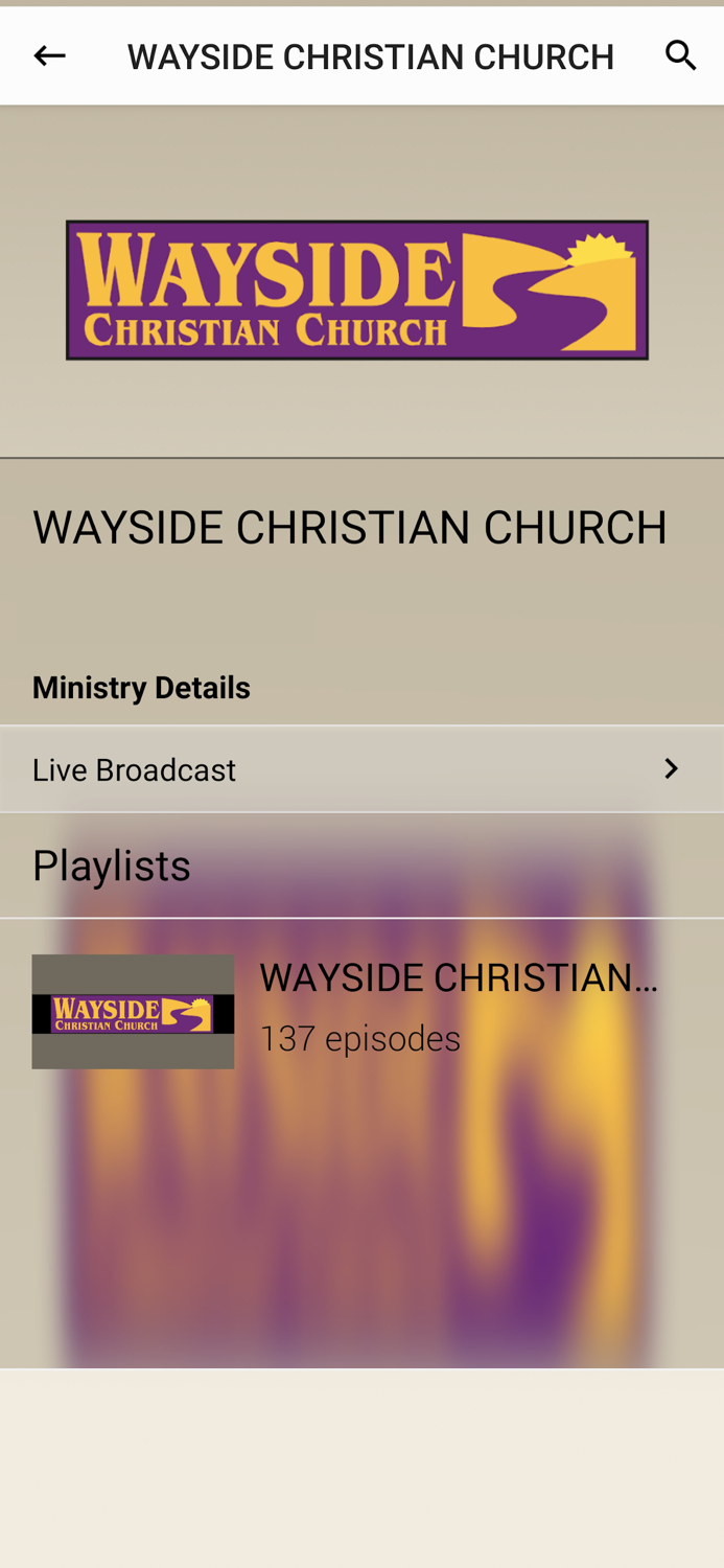 Wayside Christian Church