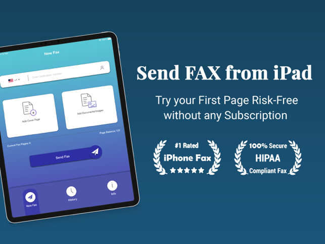 ‎FaxSwift: Send Fax from iPhone Screenshot