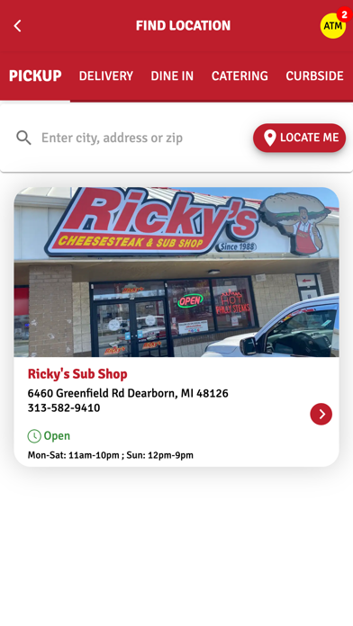 Ricky's Sub Shop Screenshot