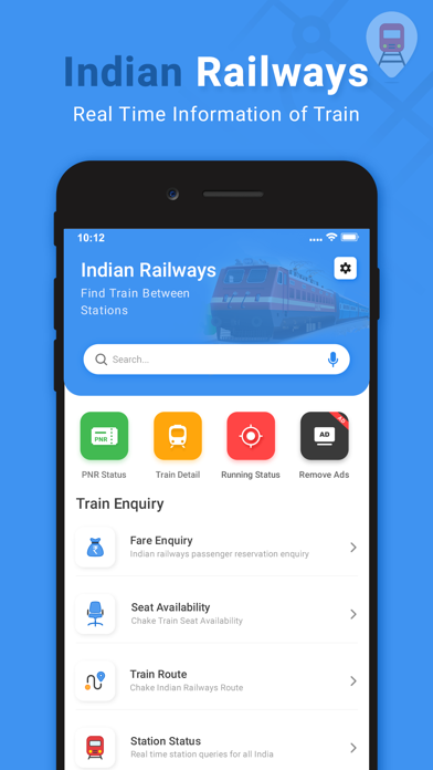 Screenshot #1 pour Indian Railways - PNR Status