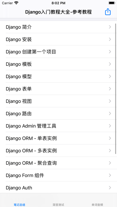 Screenshot #1 pour Django入门教程大全