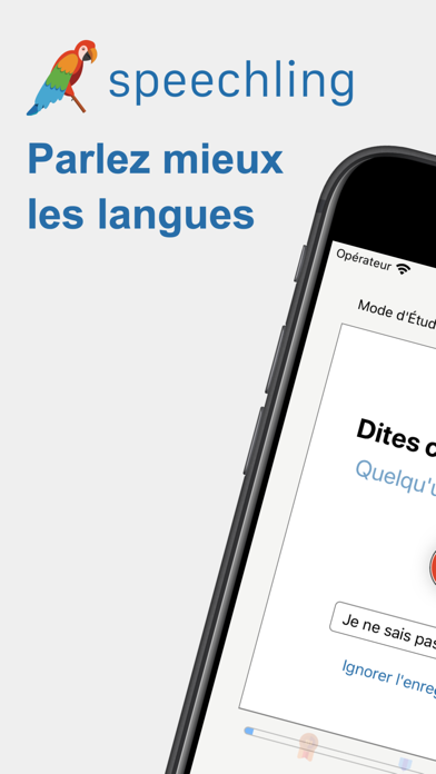 Screenshot #1 pour Speechling: Parler une langue