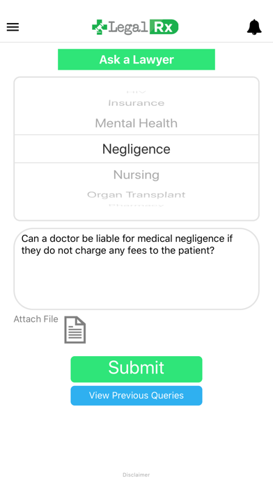 LegalRx Screenshot