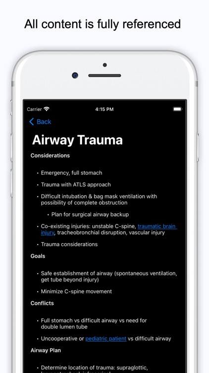 Anesthesia Considerations screenshot-4