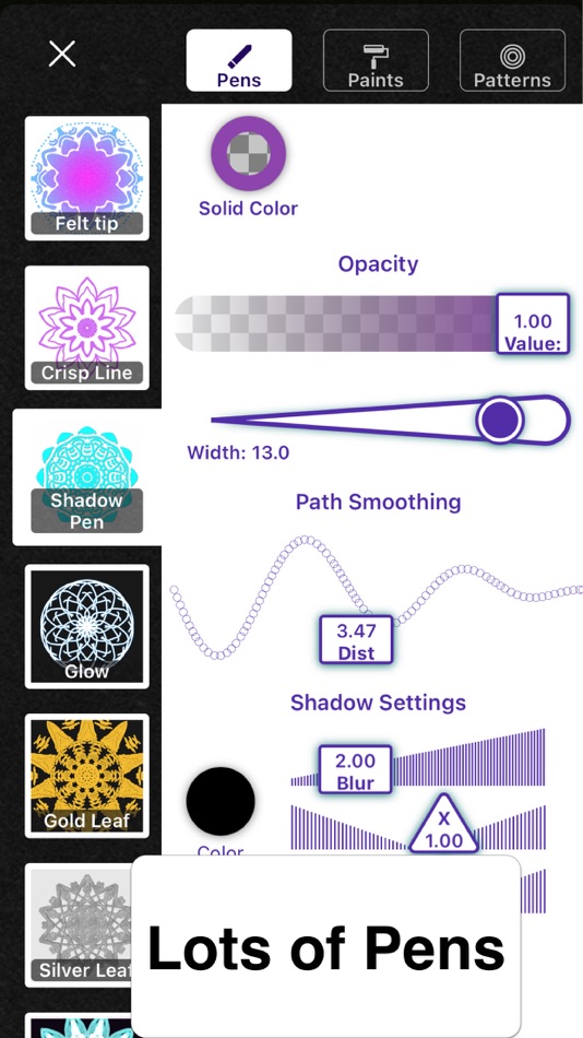 #3. Mandala Maker: symmetry doodle (iOS) 由: Damien Bell
