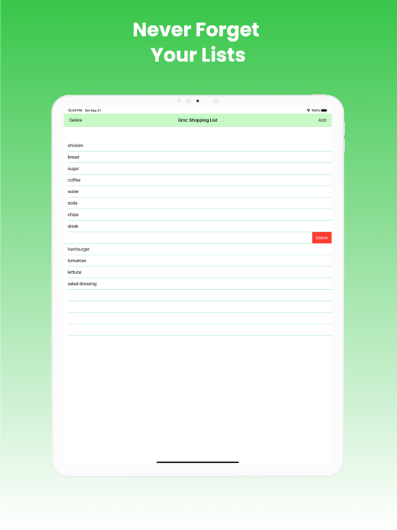 Screenshot #6 pour EZ Grocery List IQ App