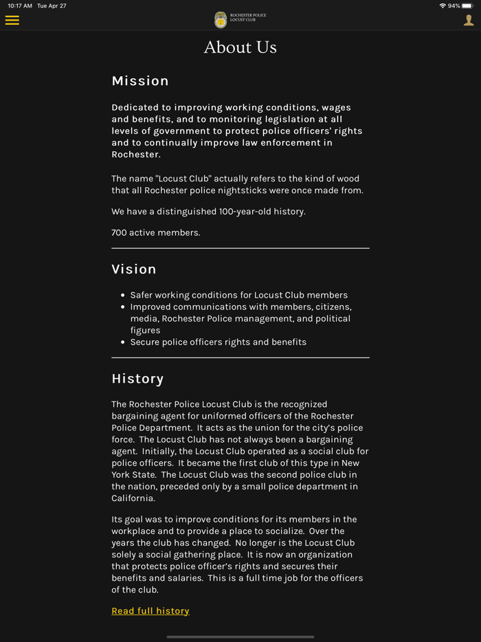 Rochester Police Locust Club