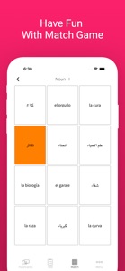 Practice Arabic Spanish Words screenshot #5 for iPhone