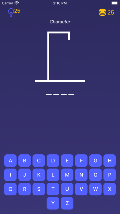 Bible hangman - Game Screenshot