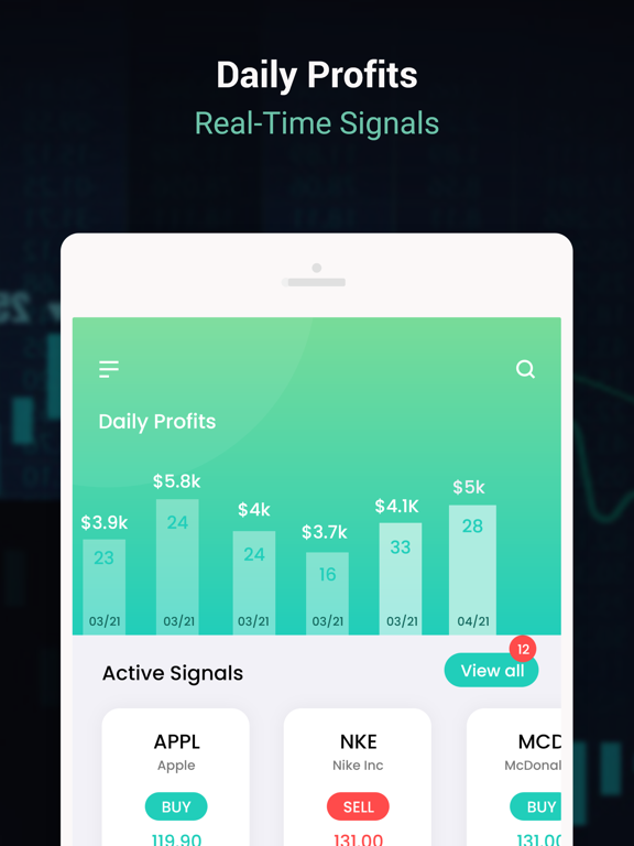 Screenshot #4 pour Stock Signals Pro